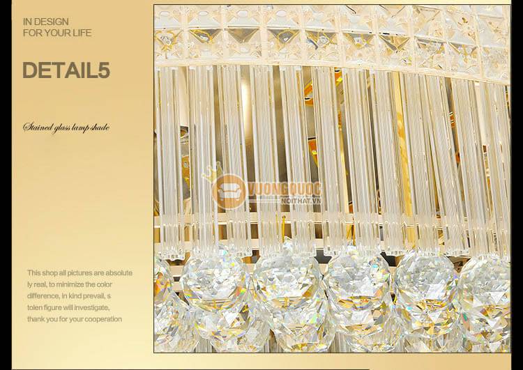 Đèn ốp trần pha lê đẹp long lanh CM277-16